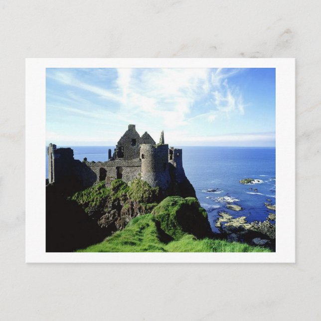 Dunluce Castle Vykort (Framsida)