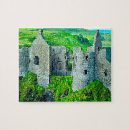 Dunluce slott Antrim Irland Pussel