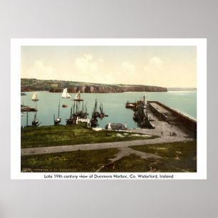 Dunmore hamn, ståndsmässiga Waterford Poster