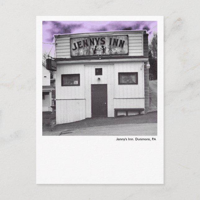 Dunmore, PA Postcard-Jenny's Inn Vykort (Framsida)