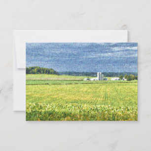 Dunn County, Wisconsin jordbruksscen Tack Kort