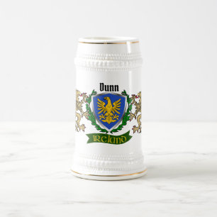 Dunn/O'Dunn Irish Shield Personlig Beer Stein Sejdel