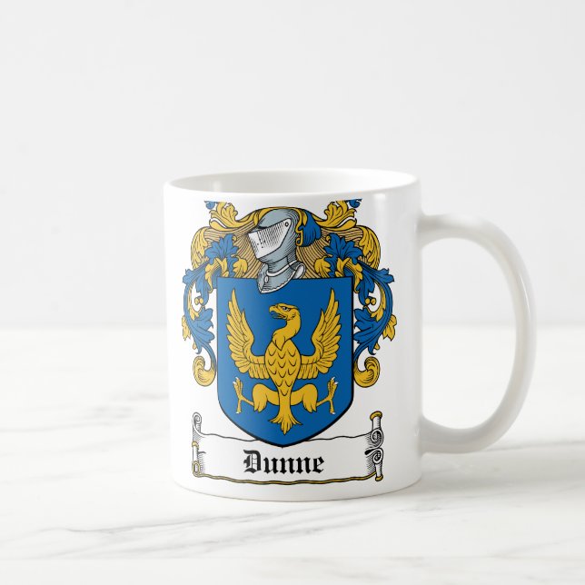 Dunne familjvapensköld kaffemugg (Höger)