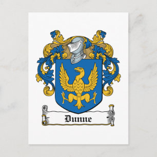 Dunne Family Crest Vykort