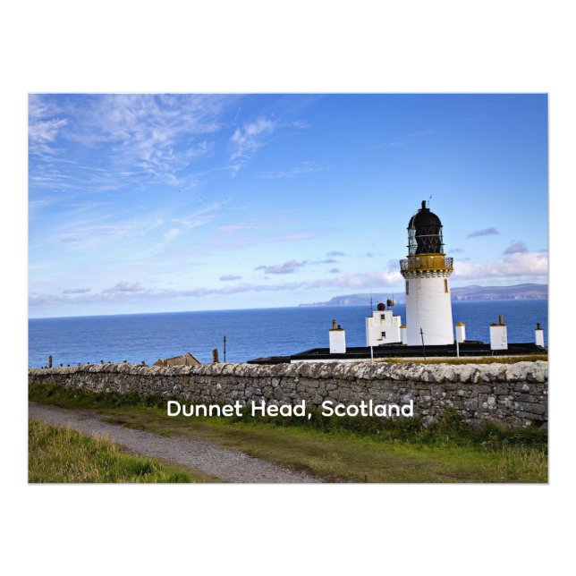 Dunnet Head, Skottland, Fototryck (Framsidan)