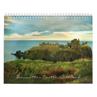 Dunnottar slott, Skottland Kalender