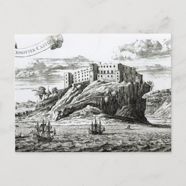 Dunnottar slott vykort (Framsida)