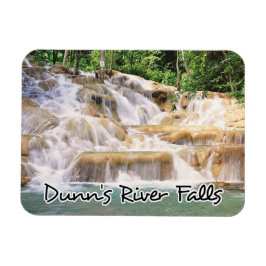 Dunns flod Falls Jamaica closeup Magnet