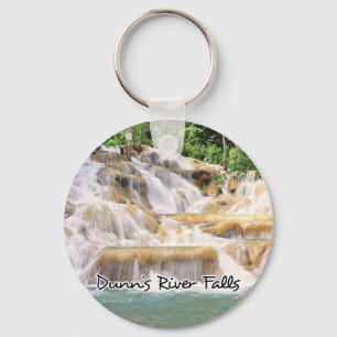Dunns flod Falls Jamaica closeup Nyckelring