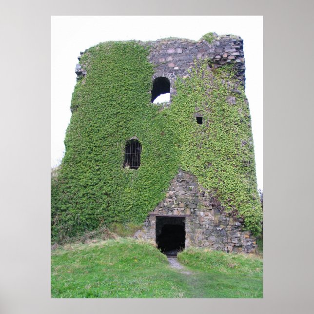 Dunollie Castle Oban Bay, Skottland Poster (Framsidan)