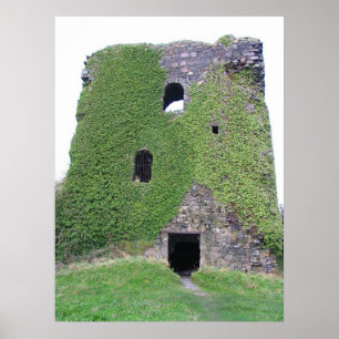 Dunollie slottOban fjärd, Skottland Poster