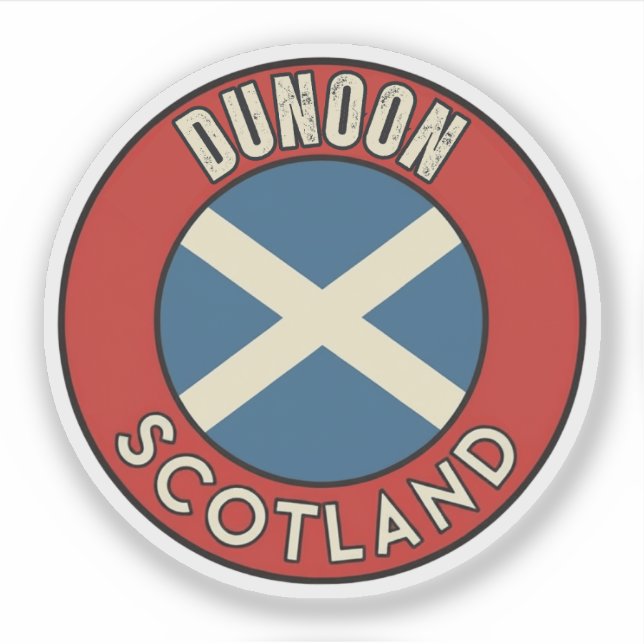 Dunoon, Skottland Klistermärken (Framsida)