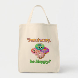 DUNOT WORRY BE LYCKLIG TYGKASSE