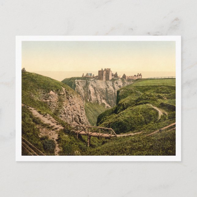 Dunottar Castle, Stonehaven, Skottland Vykort (Framsida)