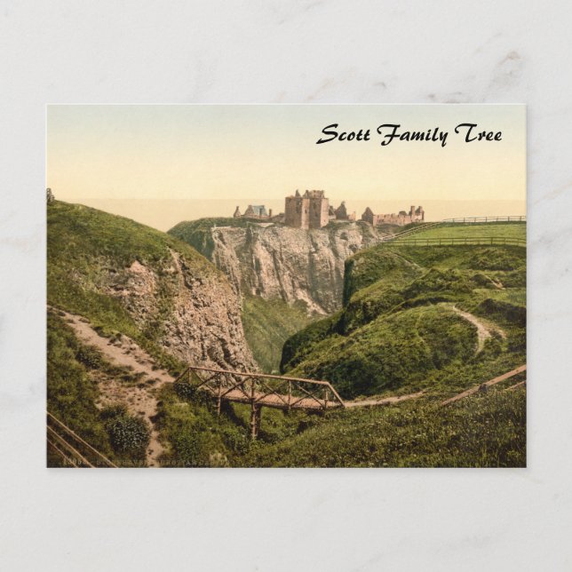 Dunottar Castle, Stonehaven, Skottland Vykort (Framsida)