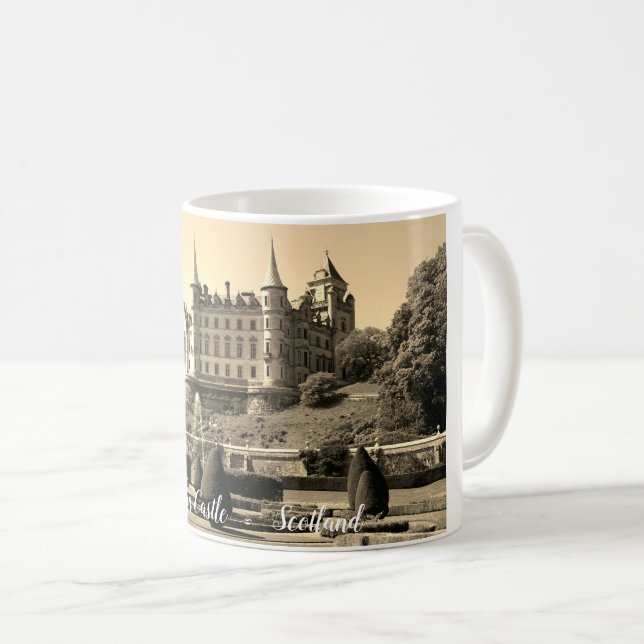 Dunrobin Castle Scotland Kaffemugg (Framsida höger)