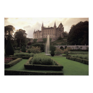 Dunrobin Castle, Skottland Fototryck