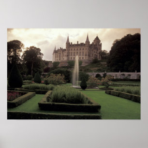 Dunrobin Castle, Skottland Poster