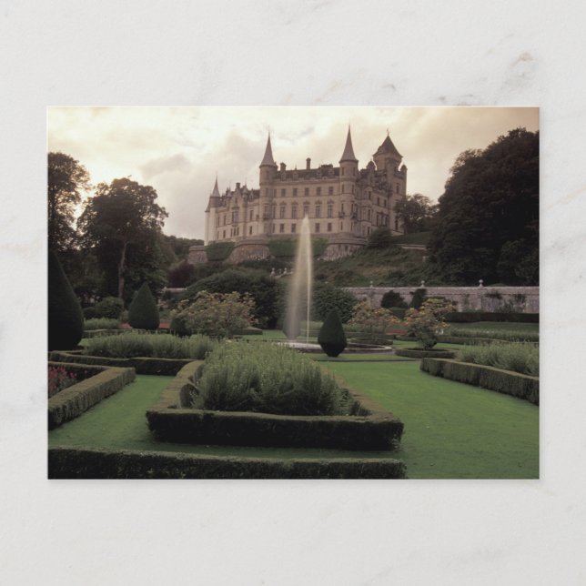 Dunrobin Castle, Skottland Vykort (Framsida)