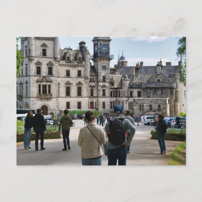 Dunrobin slott, Skottland Vykort (Framsida)
