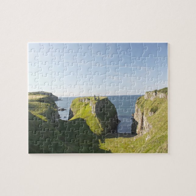 Dunseverick Castle Antrim Irland Pussel (Horisontell)
