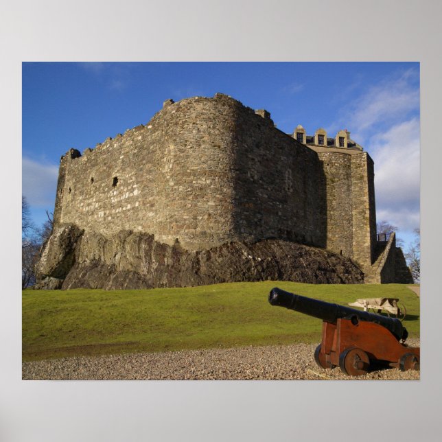Dunstaffnage slott, Argyll and Bute, Skottland Poster (Framsidan)