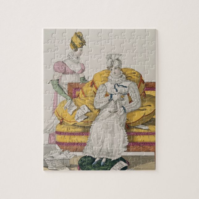 Dunsterna eller kontodagen, pläterar 62 från 'Le Pussel (Vertikal)