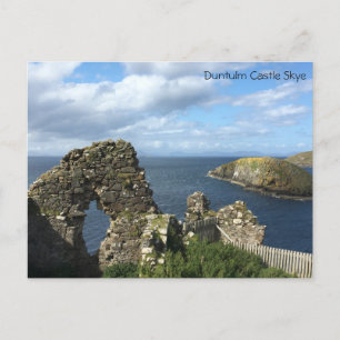 Duntulm Castle Skye Postcard Vykort