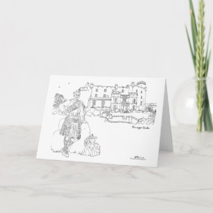 Dunvegan Castle, Skottland Kort