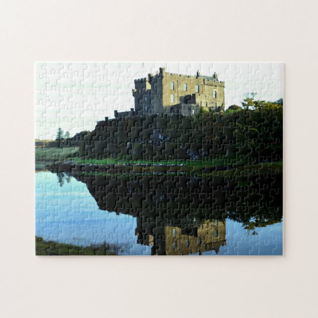 Dunvegan slott på Skye Pussel (Horisontell)