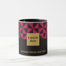 Duo Black and rosa craft - Business Logotyp Mugg