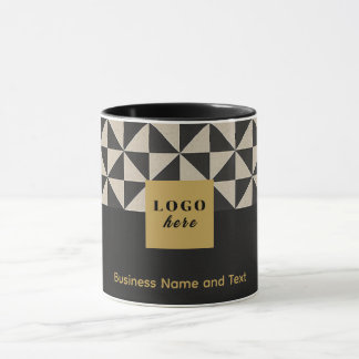 Duo Black and stone grått craft - Business Logotyp Mugg