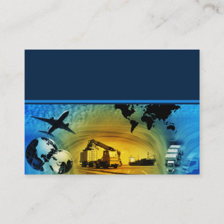 Duo för visitkort för fraktlogistikmall