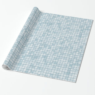 Duo-tona det pastellfärgade AquaTile mönster Presentpapper
