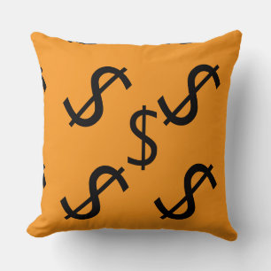 Duo Tone Dollar $ign Kudde