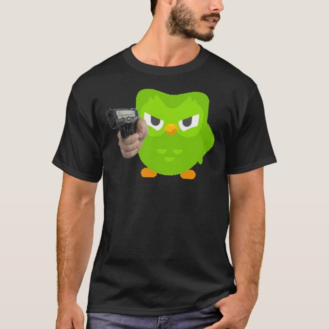 Duolingo är Arg T Shirt (Framsida)