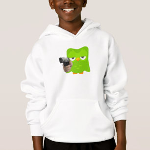 Duolingo är&x27;t lycklig-sticker t shirt