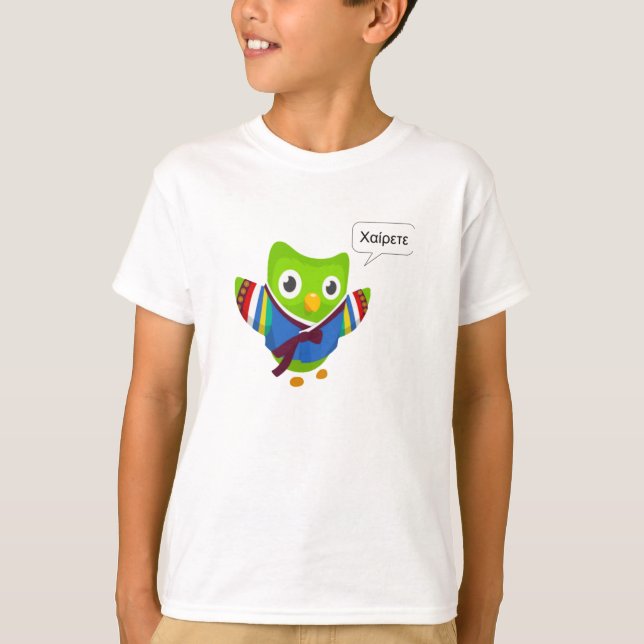 duolingo Grekiska Classic T-Shirt (Framsida)