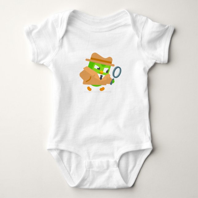 Duolingo Sticker Copy T Shirt (Framsida)