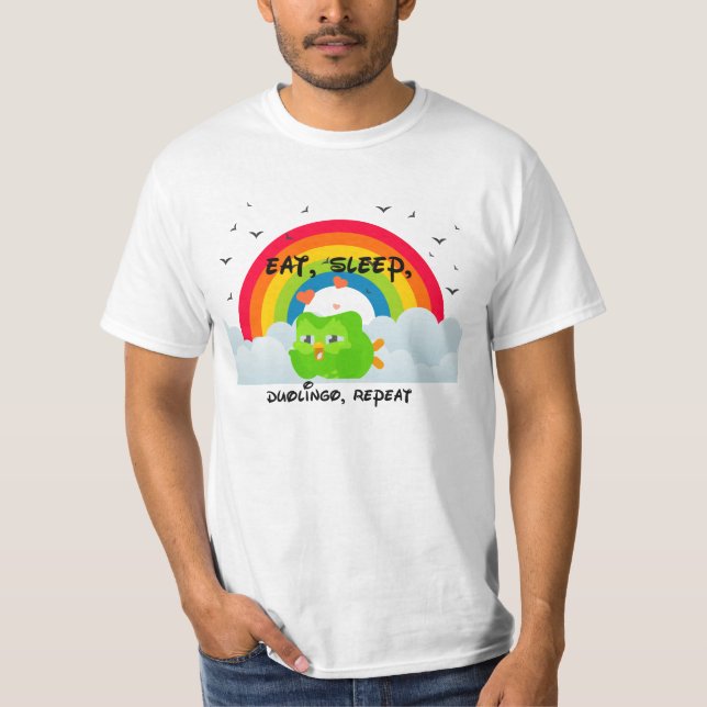 duolingo t shirt (Framsida)