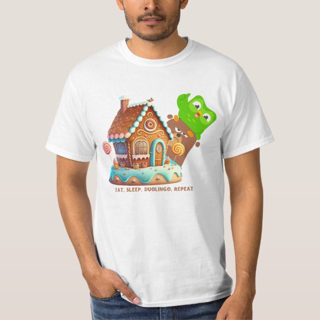 duolingo t shirt (Framsida)