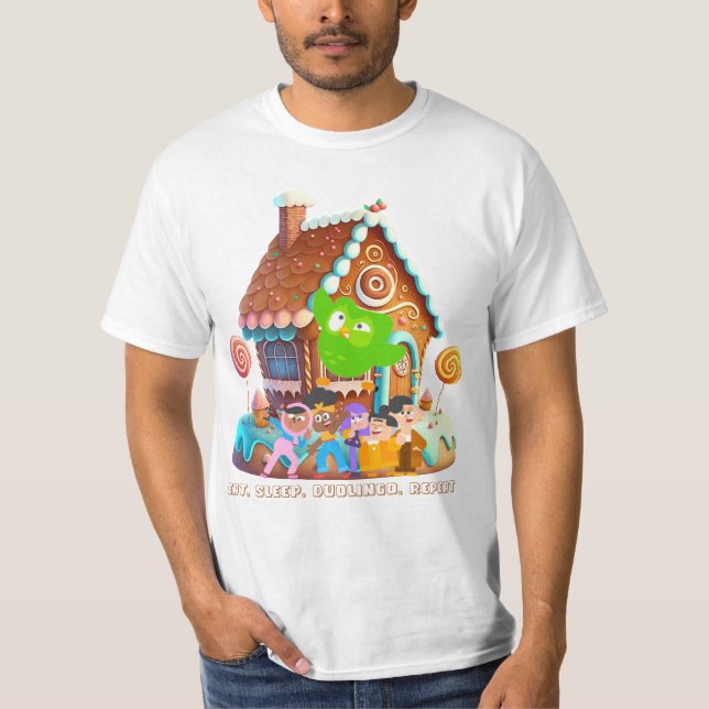 duolingo t shirt (Framsida)