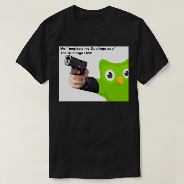 duolingo t shirt (Design framsida)
