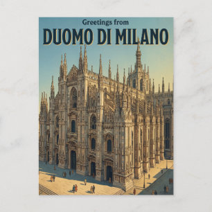 Duomo di Milano Italien Vykort
