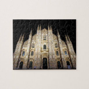 Duomo di Milano på natten - 8 x 10 - 110 pc Pussel
