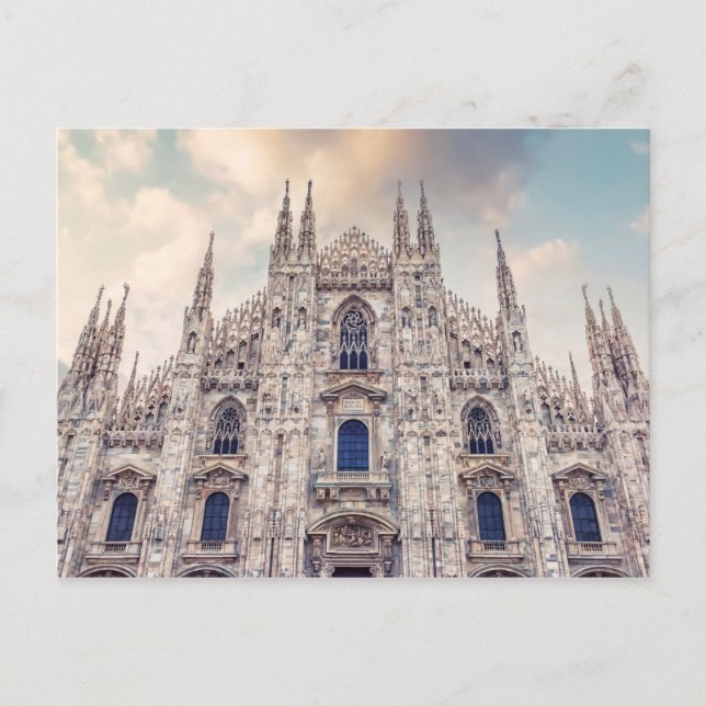 Duomo di Milano Vykort (Framsida)