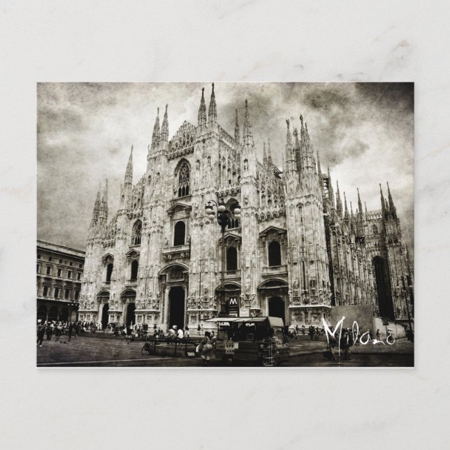 Duomo di Milano - Vykort (Framsida)