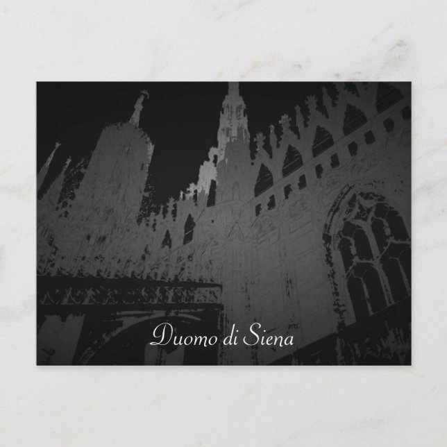 Duomo di Siena Vykort (Framsida)