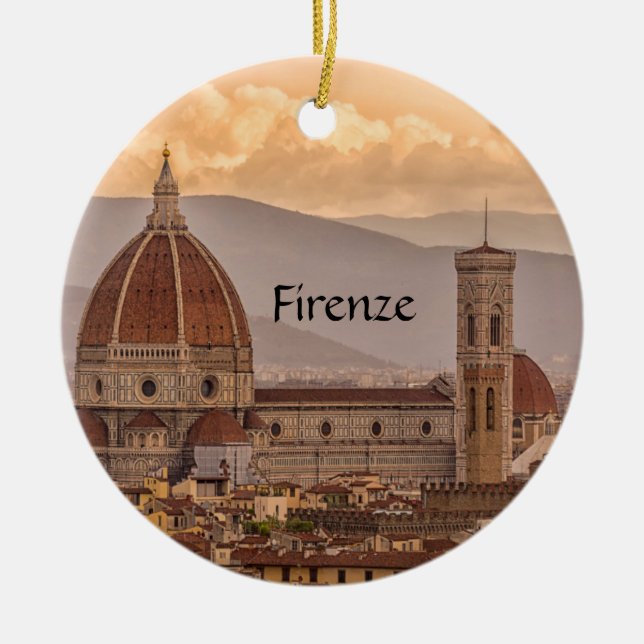 Duomo Florence Italien Cathedral Design Ornament (Framsidan)