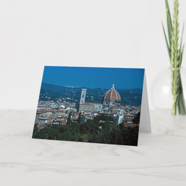 Duomo Florence Tack Kort (Framsida)